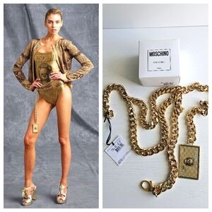 NWT MOSCHINO Credit Card Belt